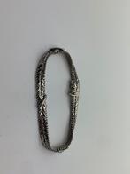 V386 Prachtige zilveren armband Milor Italy, Sieraden, Tassen en Uiterlijk, Armbanden, Ophalen of Verzenden, X, Zilver, Zilver