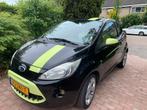 Ford Ka 1.2 51KW 2010 Zwart, licht metalen sportvelgen., Auto's, Voorwielaandrijving, Stof, 1242 cc, 4 cilinders
