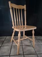 Degelijke houten keukenstoelen (4), Huis en Inrichting, Ophalen, Gebruikt, Overige kleuren, Klassiek vintage