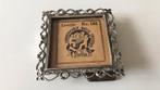 Oud zilveren fotolijstje  8x8 cm,gemerkt met zwaardje en z, Ophalen of Verzenden