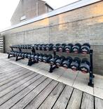 Fitness Dumbells Set Essentials 2-40kg + Dumbell Rekken, Ophalen, Nieuw, Benen, Dumbbell
