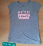 Levi's shirt 152-158/ grijs t-shirt Levi's, Meisje, Ophalen of Verzenden, Zo goed als nieuw, Levi's
