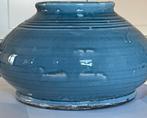 Stoere vaas/bloempot van Brynxz, ijsblauw., Ophalen, Overige kleuren, Aardewerk of Porselein, Zo goed als nieuw