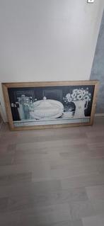 Brocante Poster in Houten Lijst, Ophalen