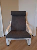 Ikea Poang stoel, Huis en Inrichting, Stoelen, Ophalen, Gebruikt, Grijs, Eén