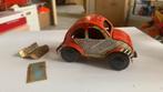 Leuk oude blikken VW kever.    Met twee onderdelen., Antiek en Kunst, Antiek | Speelgoed, Ophalen of Verzenden