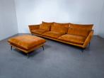 Loods 5 bank Sally met hocker | GRATIS BEZORGING | Gereinigd, 250 tot 300 cm, 75 tot 100 cm, Ophalen of Verzenden, Zo goed als nieuw
