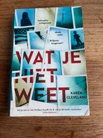 Wat je niet weet - Karen Cleveland, Ophalen of Verzenden, Gelezen, Karen Cleveland, Nederland