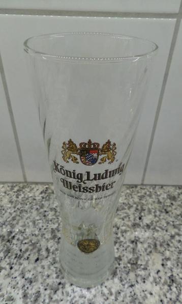 Mooi Konig Ludwig  Weissbier Glas Bierglas 0,5 L. beschikbaar voor biedingen