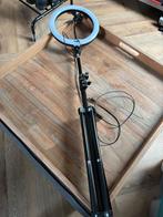 Selfie Ring Lamp met Statief, Ophalen, Gebruikt, Lamp of Flitsset