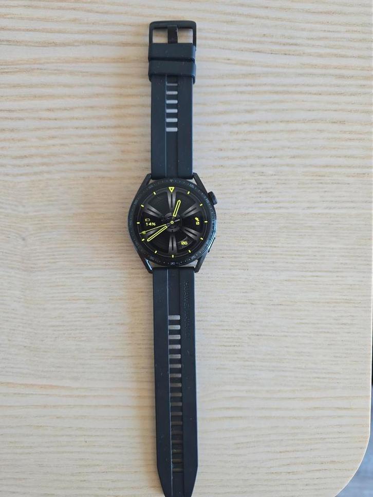 Huawei GT 3 Smartwatch - Zo Goed Als Nieuw!, Sieraden, Tassen en Uiterlijk, Smartwatches, Zo goed als nieuw, Android, Zwart, Afstand