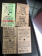 Oude treinkaartjes treinkaartje ticket, Verzamelen, Spoorwegen en Tramwegen, Ophalen of Verzenden, Gebruikt, Trein, Overige typen