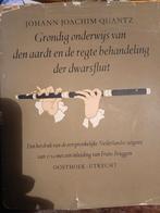 J. J.Quantz grondig onderwijs dwarsfluit, Muziek en Instrumenten, Ophalen of Verzenden, Gebruikt, Dwarsfluit