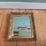 Lucky Vintage Gouden Brocante Spiegel - Facet Geslepen, Antiek en Kunst, Ophalen of Verzenden