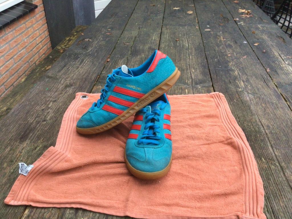 Adidas Hamburg 42 2/3, Kleding | Heren, Schoenen, Ophalen, Blauw, Adidas, Sneakers of Gympen
