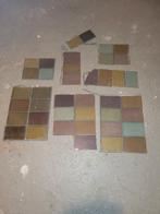 Glas in lood - diverse gekleurde plaatjes, Ophalen, Gebruikt, Minder dan 80 cm, Minder dan 80 cm