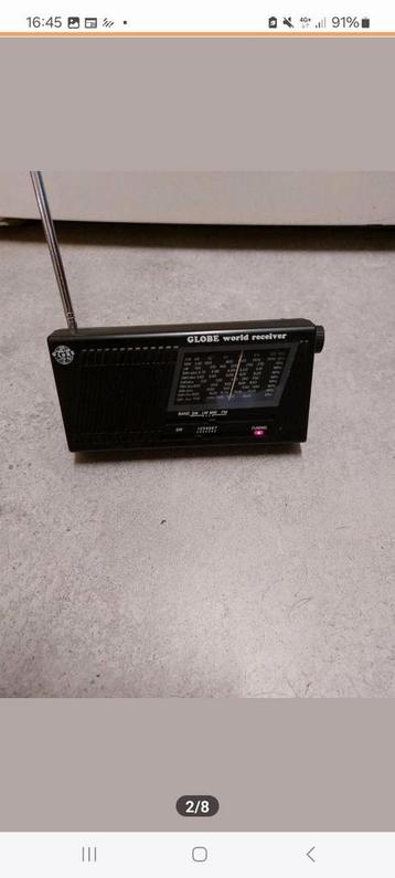 Globe world receiver wereldradio wereldontvanger beschikbaar voor biedingen