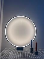 Tafellamp cirkel rond zwart, Huis en Inrichting, Ophalen, Zo goed als nieuw