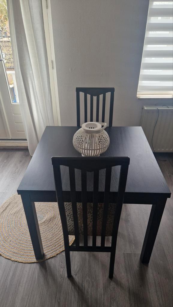 Uitschuifbare IKEA Eettafel - Vierkant/Rechthoekig, Huis en Inrichting, Tafels | Eettafels, Zo goed als nieuw, 50 tot 100 cm, Vierkant