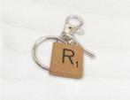 Dome’s Design: Scrabble Bag Charm/sleutelhanger (R – zilver), Ophalen of Verzenden, Nieuw, Merk