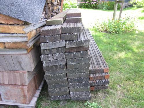 hardhouten balken, Tuin en Terras, Palen, Balken en Planken, Gebruikt, Balken, 180 tot 250 cm, Hardhout, Ophalen