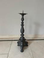 Antieke ijzeren kandelaar, 40 cm, Antiek en Kunst, Antiek | Kandelaars, Ophalen of Verzenden, Overige materialen