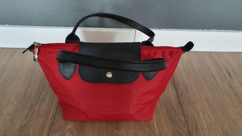 Opvallend zwart-rood handtasje, Sieraden, Tassen en Uiterlijk, Tassen | Damestassen, Nieuw, Handtas, Rood, Ophalen of Verzenden