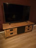 Mangohout tv kast, Huis en Inrichting, Kasten | Televisiemeubels, Ophalen, 100 tot 150 cm, Zo goed als nieuw, Minder dan 100 cm