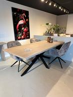 Boomstam Eettafel | Acaciahout | 180/210/240cm, Ophalen