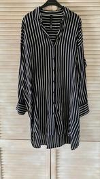 10Days blouse jurk valt ruim, Ophalen, Zwart, Maat 42/44 (L), 10days