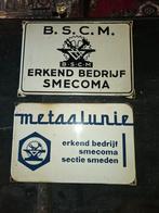 Emaille bordjes, Verzamelen, Merken en Reclamevoorwerpen, Reclamebord, Gebruikt, ., Ophalen of Verzenden