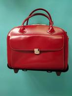 Leren Laptop Trolley Tas, Computers en Software, Laptoptassen, Ophalen, 15 inch, Zo goed als nieuw, Trolleytas