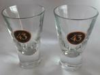 Cuarenta y tres glazen 43 glazen, 2x 11cm hoog, Ophalen of Verzenden, Borrel- of Shotglas, Zo goed als nieuw