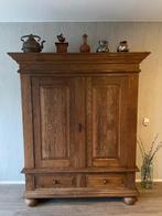 Eiken kast, niet gelakt, gratis af te halen, Ophalen of Verzenden, Gebruikt