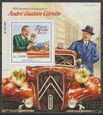 AUTO'S=CITROÉN MODELS= mooi bl.v SIERRA-LEONE-115, Postzegels en Munten, Postzegels | Thematische zegels, Auto's, Verzenden, Postfris