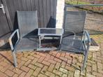 Gratis af te halen: loveseat voor in de tuin, Tuin en Terras, Gebruikt, Bank, Aluminium, Loungeset
