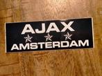 Ajax Amsterdam 3 sterren logo sticker voetbal club sport, Verzamelen, Stickers, Ophalen of Verzenden, Zo goed als nieuw, Overige typen