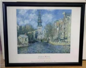 Wanddecoratie Claude Monet, The Zuiderkerk, Amsterdam lijst beschikbaar voor biedingen