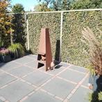 Robuste Stalen tuinhaard 130 hoog voet is 40x40, Ophalen, Gebruikt