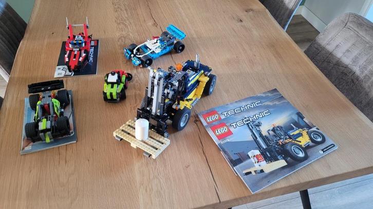 Lego Technic diverse voertuigen alles in 1 koop of per stuk, Kinderen en Baby's, Speelgoed | Duplo en Lego, Gebruikt, Lego, Complete set