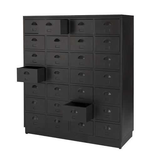Industriële Ladekast Metalen Kast IJzeren Ladenkast Vintage, Huis en Inrichting, Kasten | Ladekasten, Nieuw, 100 tot 150 cm, 100 tot 150 cm
