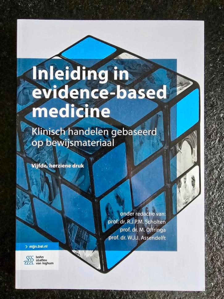 Inleiding in evidence-based medicine, Boeken, Wetenschap, Zo goed als nieuw, Sociale wetenschap, Ophalen of Verzenden