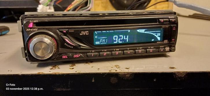 Jvc autoradio zonder usb en bluethooth JVC KD-G162, Auto diversen, Autoradio's, Zo goed als nieuw, Ophalen of Verzenden