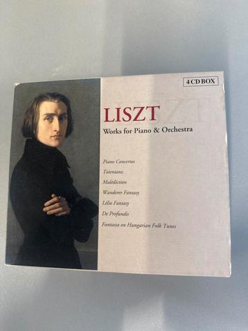 Liszt: Piano & Orkest - 4CD Box beschikbaar voor biedingen