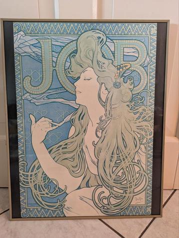 Poster in lijst, art nouveau Alphonso Mucha beschikbaar voor biedingen
