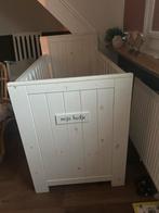 Ledikant en commode wit, landelijk, Kinderen en Baby's, Ophalen, Gebruikt, Ledikant