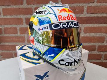 Max Verstappen. Helm 1:2 Oostenrijk Astria. 2022 + Updates.  beschikbaar voor biedingen