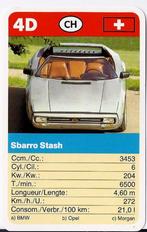 Kw2258 autokaartje 4d sbarro stash, Ophalen of Verzenden, Zo goed als nieuw, Auto's