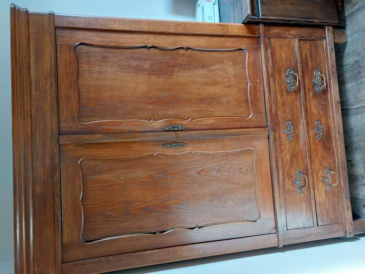 Antieke eiken massieve broodkast, Antiek en Kunst, Antiek | Meubels | Kasten, Ophalen
