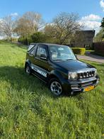 Suzuki Jimny 1.3 Cabrio 4WD 2006 Zwart, Auto's, 4 stoelen, Zwart, 14 km/l, Handgeschakeld